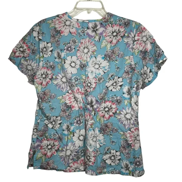 SB Scrubs Floral Scrub Shirt‎ - Image 5