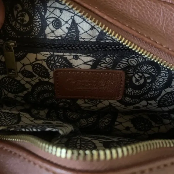 CARLOS by Carlos Santana Women's Libra Camera Bag Whiskey/Stitch Handbag - Image 8