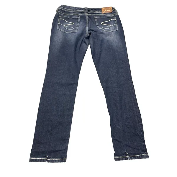 Vintage Seven For All Mankind Bootcut Jeans Women's 12 Dark Wash EUC Denim - Image 7