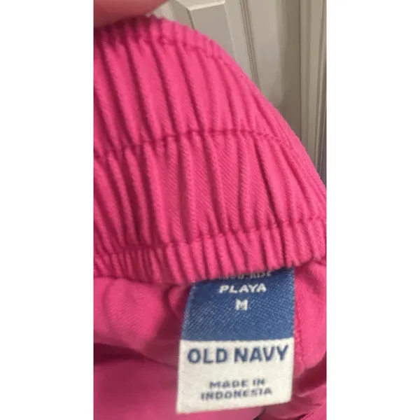 Old Navy Women’s Pink Pull On Shorts Elastic Waist Lightweight Size M - Image 5