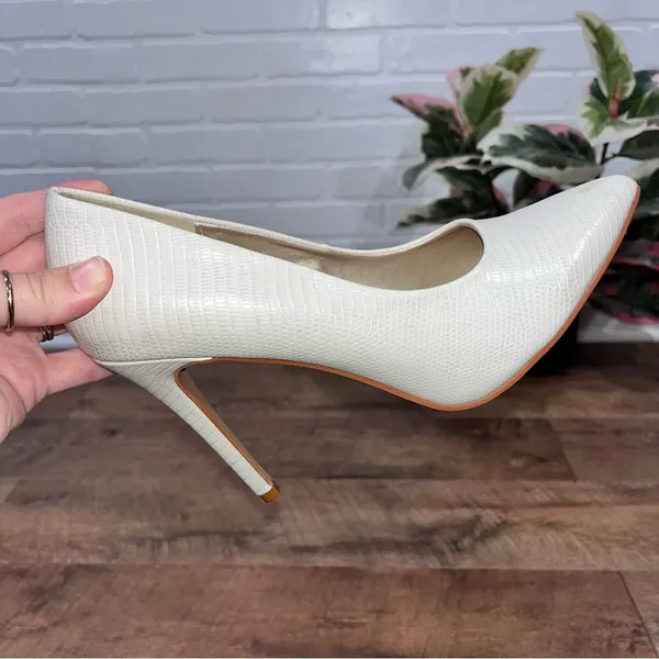 Torta Caliente Faux Snakeskin Heels - Image 2