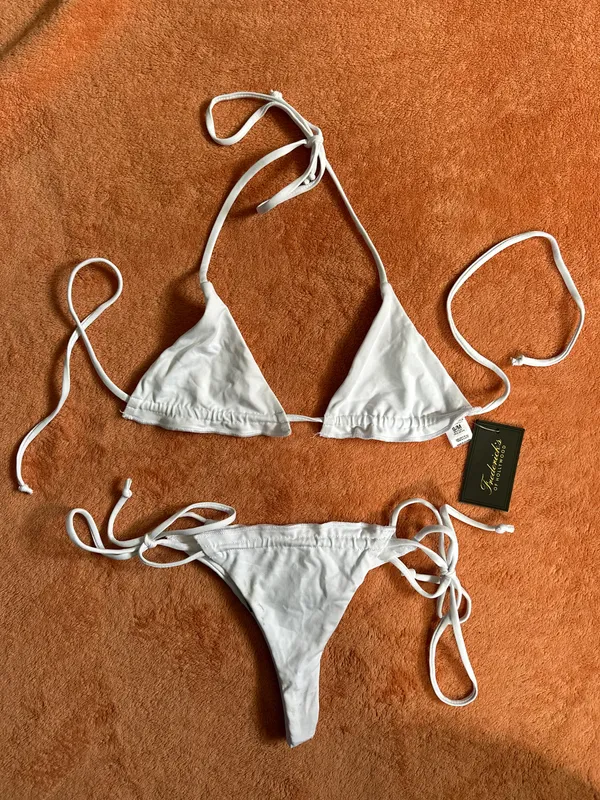 Frederick's of Hollywood WHITE MICRO BIKINI - Image 2