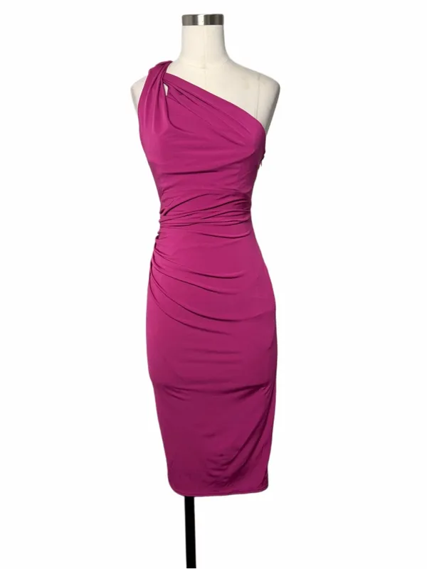 Katie May High Roller One Shoulder Nekcline Bodycon Cocktail Dress - Image 4