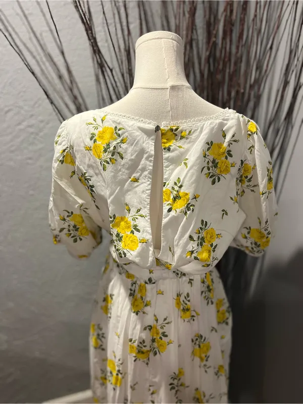 🌼New York & Company Yellow Rose Maxi Sundress🌼 - Image 5