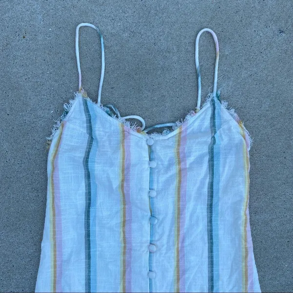 Billabong x The Salty Blonde Sunny Stripes Slip Dress size S Small - Image 3