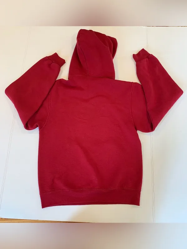 Jerzees Women’s Small Unisex Style Red Summer 2015 Pullover Hoodie Hooded Sweatshirt - Image 7