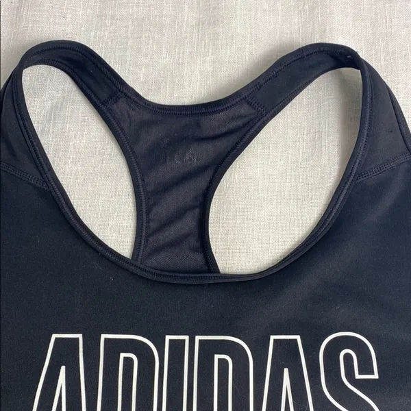 Adidas Women's Black Sports Bra size L - Image 2