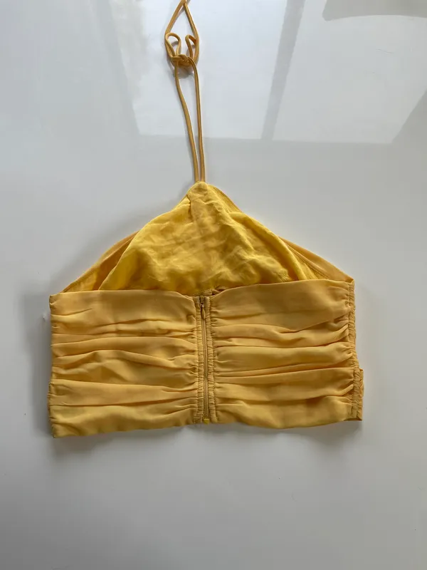 Yellow Halter Top - Image 3