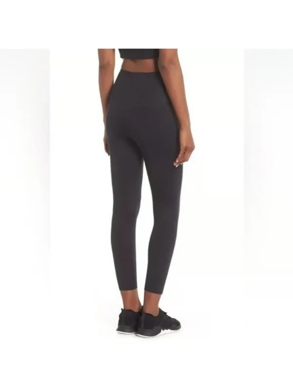 Girlfriend Collective Black Compression High-Rise 7/8 Leggings‎ Size Large - Image 3