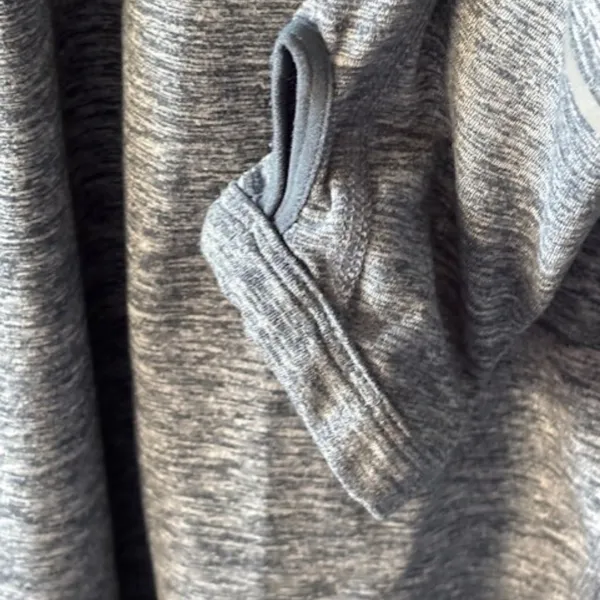 Nike Dri-FIT Element Women’s M Gray Teal Running 1/2 Zip Long Sleeve Pullover - Image 8