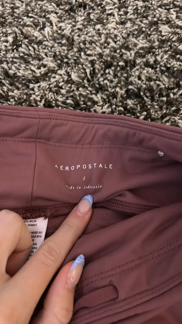 Aeropostale pink  leggings - Image 2
