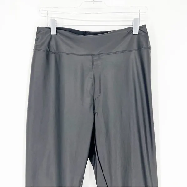 Offline by‎ Aerie Black Faux Leather Leggings Women's Size XL Street Style - Image 4