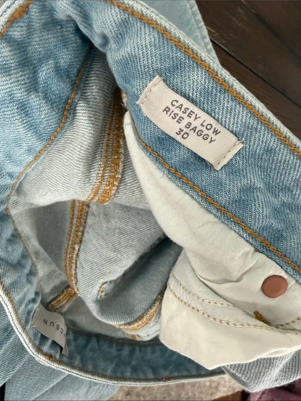 PacSun Pacific Sunwear Casey Low Rise Baggy Jeans Size 30 Y2K Relaxed Fit - Image 7
