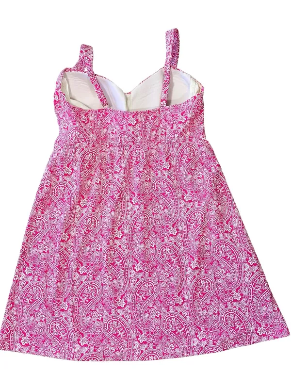 LANDS' END Paisley & Floral Swim Dress - Image 3