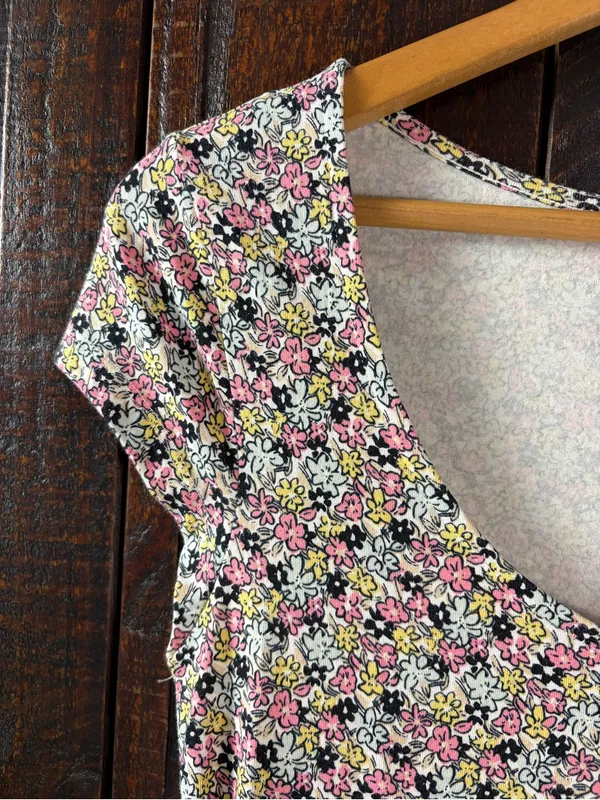 H&M Ditsy Floral Cotton Fit & Flare Dress - NWT 10 - Image 7