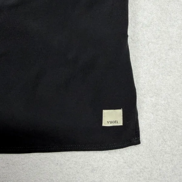 Vuori Villa Cami Black V-Neck Performance Stretch Tank Top Size L - Image 3