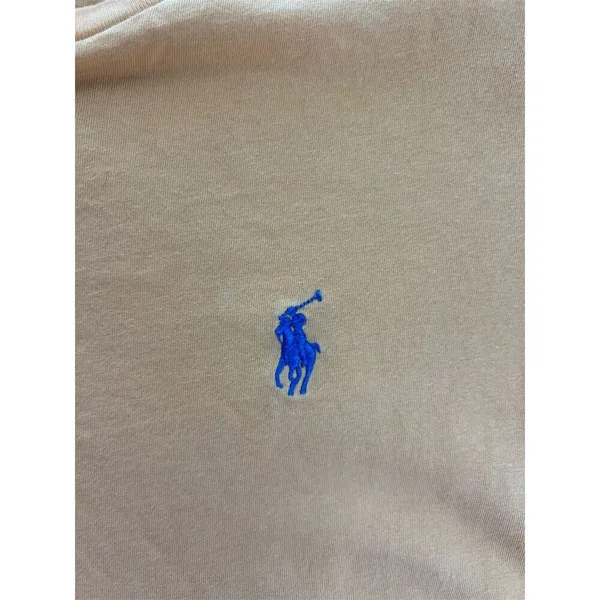 Polo Ralph Lauren Men's Crew-Neck T-Shirt Orange Size M Solid - Image 4