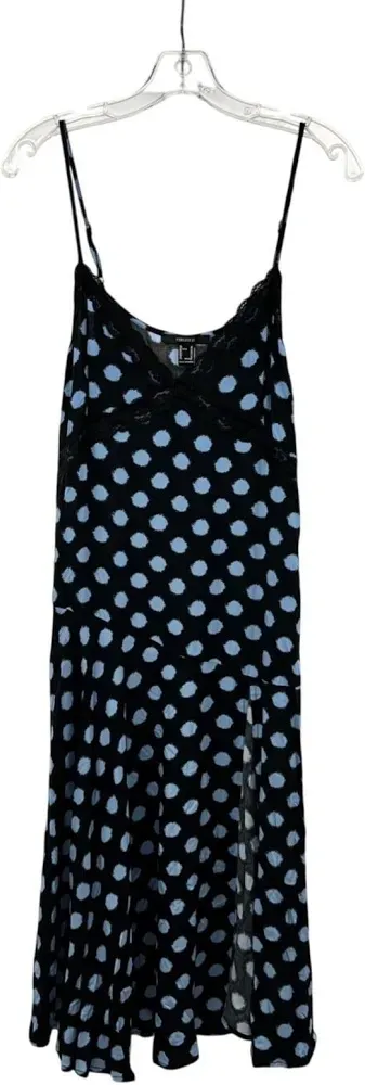 Forever 21 Blue/Black Midi Dress - Image 4
