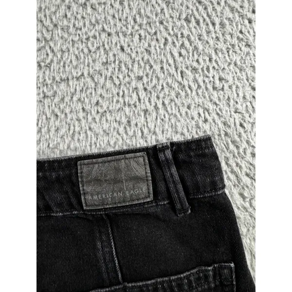 American Eagle‎ Skirt Women 6 High Rise A Line Button Front Denim - Image 7