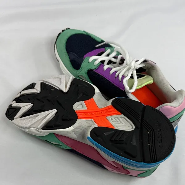 Adidas Women's Multicolor Sneakers - Pink, Green, Blue - Image 6