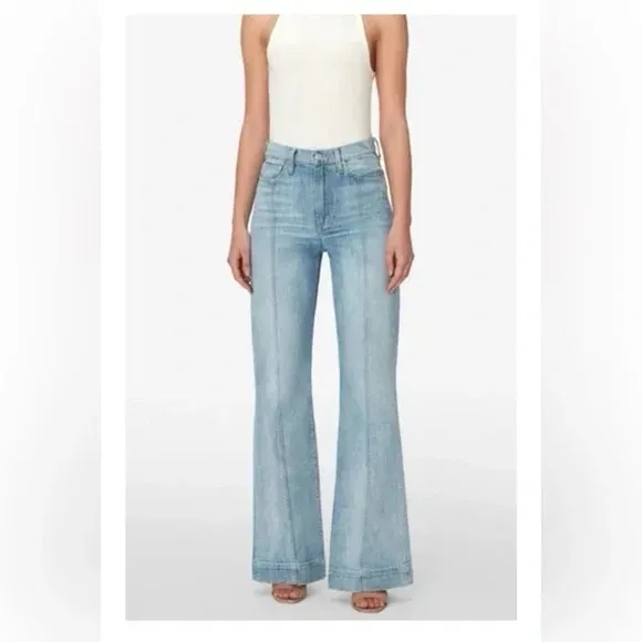 Seven for All Mankind The Ultra High Rise Dojo Center Seam‎ Flare Trouser Jeans - Image 2