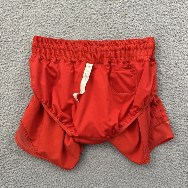 Lululemon Hotty Hot Shorts High Rise 4" Hot Heat Athletic Athleisure Women's 4 - Image 4