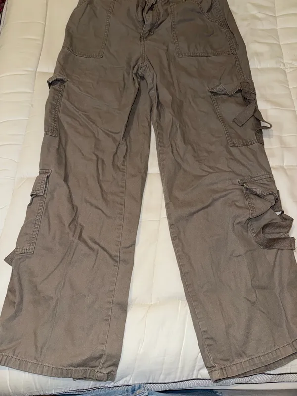 Grey Cargo Pants  - Image 2