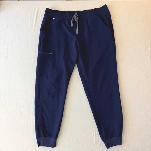 FIGS Zamora 2.0 Jogger Scrub Pants Women XL Navy Blue - Image 2
