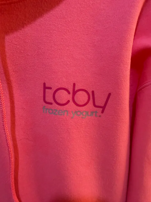 TCBY Sweatshirt Pink Size L - Image 2