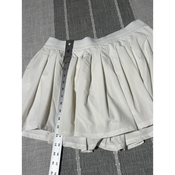 All in Motion Womens White Pleated Tennis Skort Athletic Skirt Size L PID-PR1438 - Image 2