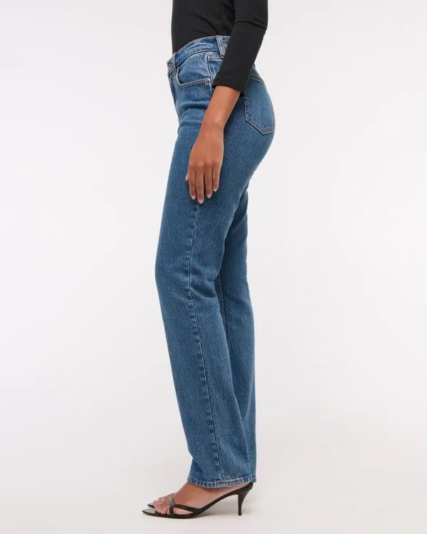 Abercrombie 90s Straight Mid-Rise Curve Love - Image 2