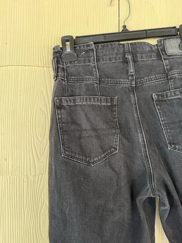 American Eagle Outfitters Mom Jeans - Charcoal Wash - Image 4