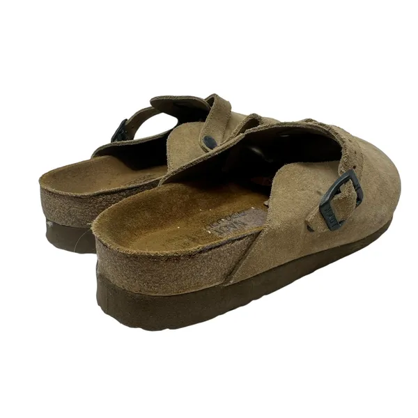 Naot Spring Clog‎ Taupe Suede Backless Tan Beige Size 41 US 10 10.5 - Image 9