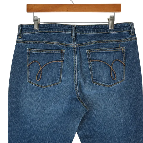 Ashley by 26 International‎ Jeans Womens 14S (34x28) Bootcut Stretch Denim Y2K - Image 4