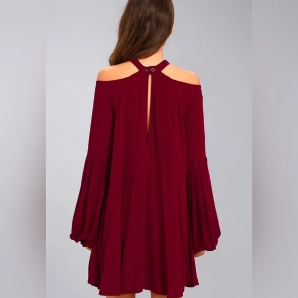 Free People Drift Away Cold Shoulder Tunic Top / Dress - Image 9
