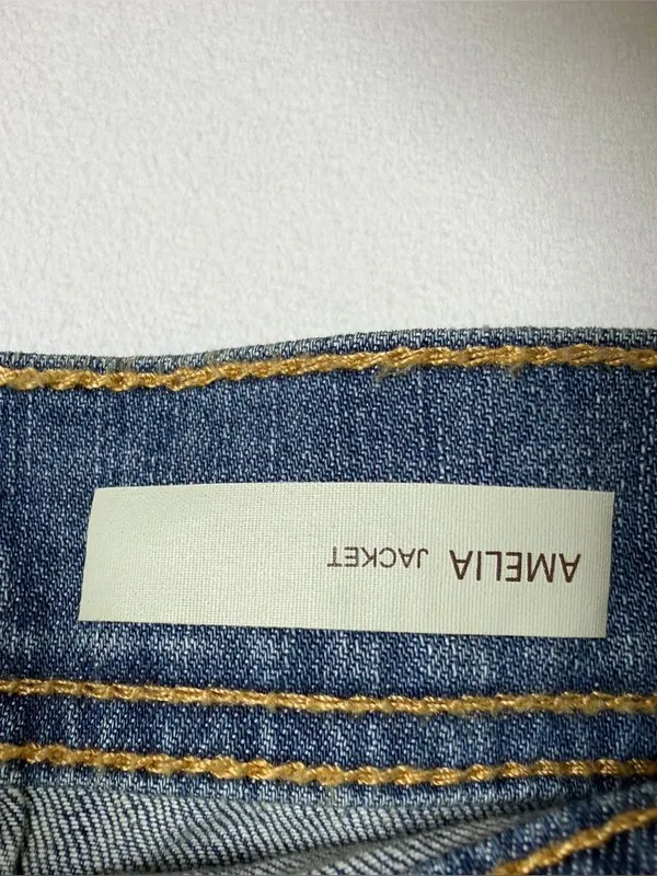 KUT From The Kloth Women’s Amelia Denim Vest Sz XS Y2K Western Casual Layering - Image 5