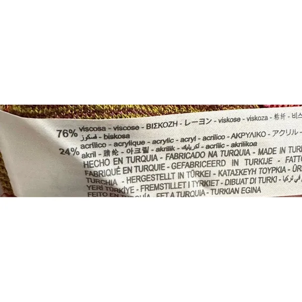 Zara Women's‎ S Knit Jacquard Polo Sweater Button Down Cardigan - Image 5