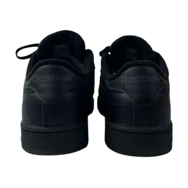 Reebok Club C Men's Black Leather Lace Up Low Top Athletic Sneakers Shoes 11.5 - Image 3