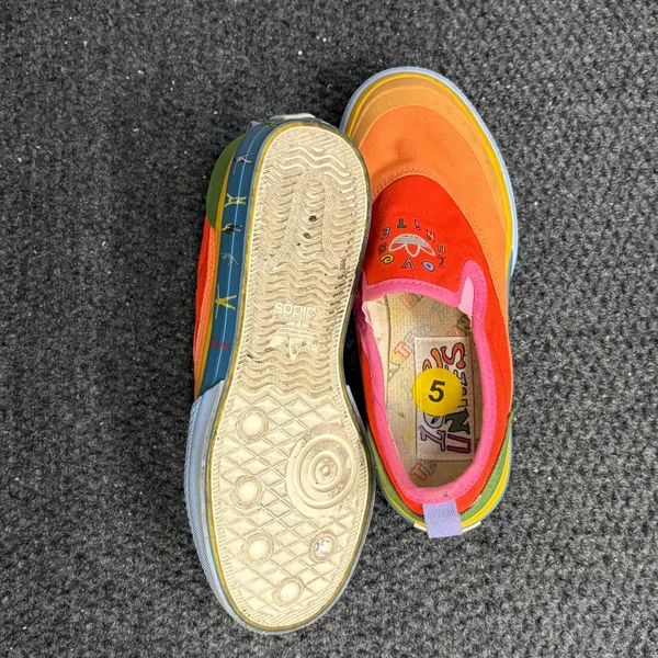 Adidas Love Unites Nizza Slip-On Pride Rainbow Sneakers GW2421 Mens 5 Womens 6 - Image 5