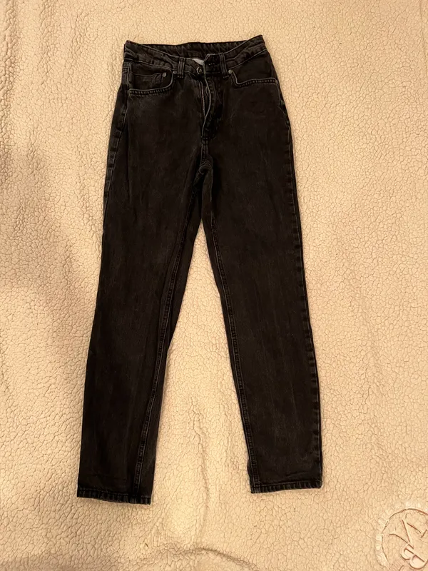Womens RAGGED PRIEST BUTT CUT JEAN Size 24 Color Charcoal - Image 3
