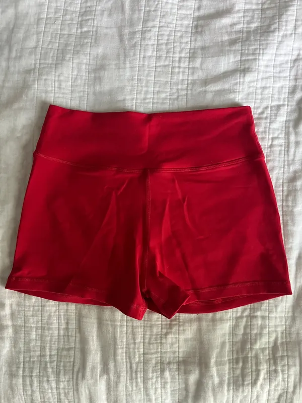 Bucked Up workout shorts Red - Image 2