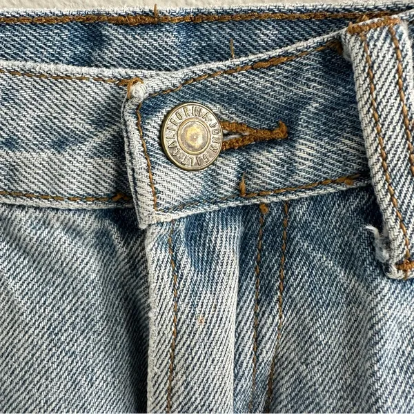 J. Galt Brandy Melville Straight Leg Jeans Light Wash - Image 3