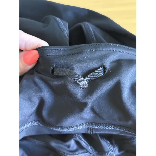 Lululemon Fast Free Tight‎ Legging 25" Inseam LW5BXQS Size 4 Black Shiny Pockets - Image 4