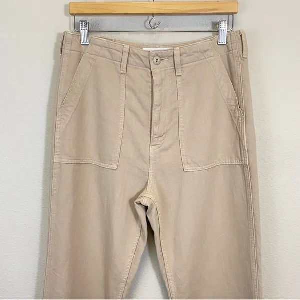 Aritzia DENIM FORUM The '90s Utility Hi-Rise‎ Loose Jean Humus Beige Size 29 - Image 7