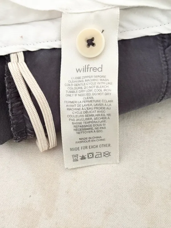 Aritzia Wilfred the Effortless Pant Crepette in Elegant Charcoal - Image 5