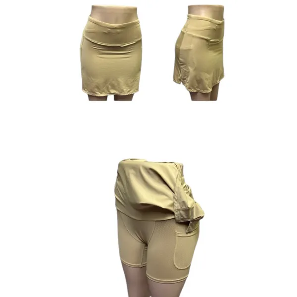 Oalka Activewear Athletic Skort Sports Golf Tennis Running Pockets Stretch XS - Image 5