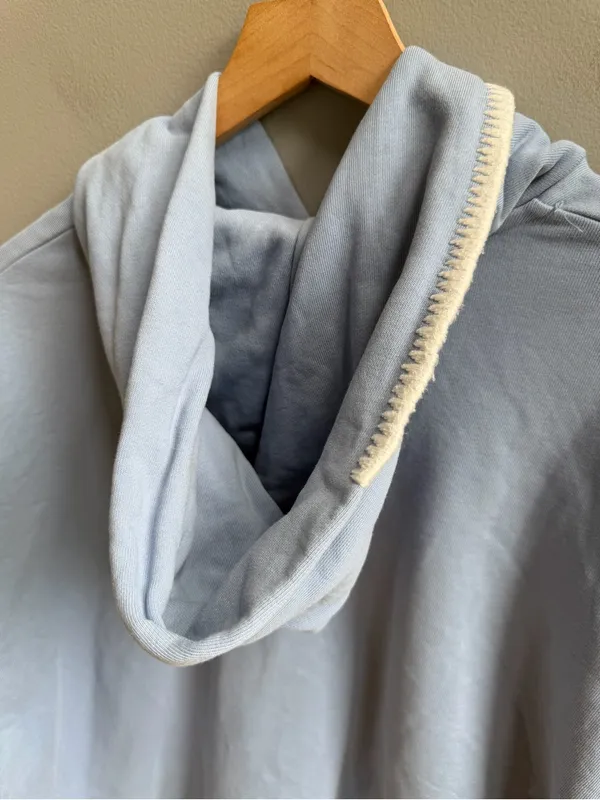 Madhappy Pastel Arch Logo Frost Blue Hoodie Size Medium Unisex Oversized - Image 8