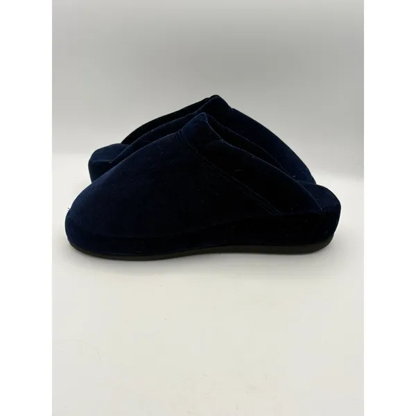 Women’s Sabra Negev Size 8 Royal Blue Velvet Slippers - Image 5