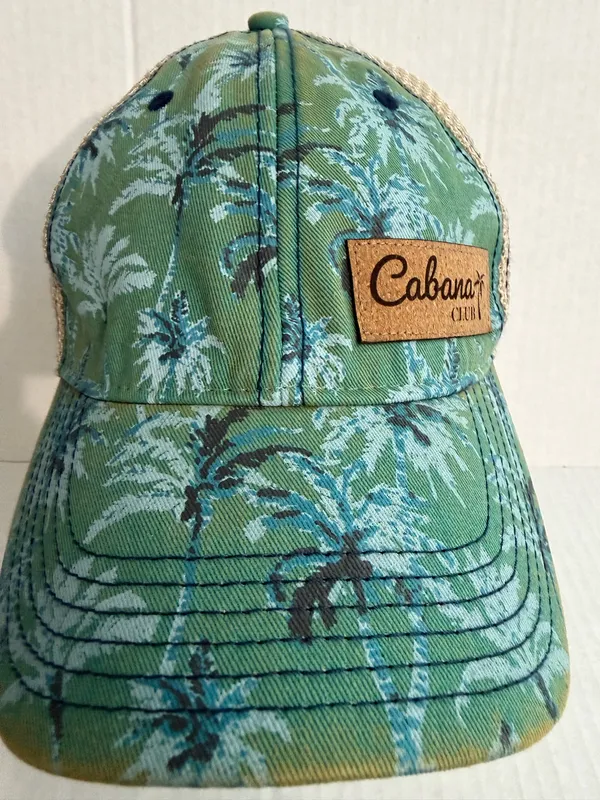 Legacy Cabana Green Palm-Print Cap - Image 2