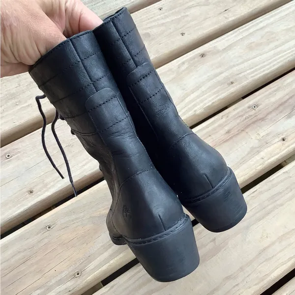 Timberland lace up combat boots🖤🖤🖤 - Image 4